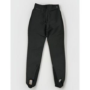 Vintage 80's‎ Profile Stirrup Ski Pants Size 8 Regular Black